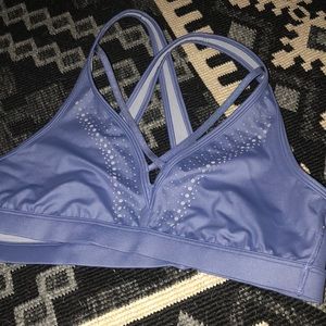 Periwinkle Victoria’s Secret sexy sports bra med